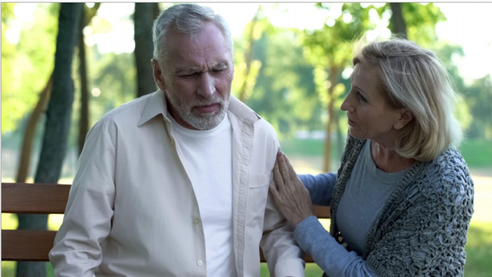 Mann erleidet Schlaganfall